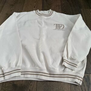 EUC Taylor Swift TTPD Pullover Beige Size XS